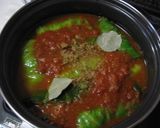 トマトソースでロールキャベツ作り方8写真