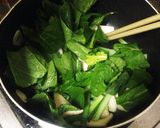 あり合わせ野菜で♪小松菜梅肉の中華炒めっ作り方4写真