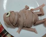ミイラでハロウィンデコカレー作り方2写真