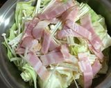 キャベツの白だし煮作り方1写真