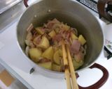 じゃがいもと ベーコンの 絶品 スープ！作り方4写真