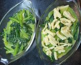 インスタントスープを使った小松菜グラタン作り方3写真