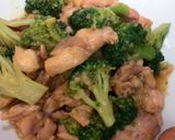 ブロッコリーと鶏肉のオイスター炒め作り方6写真