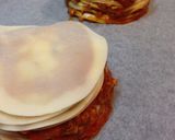 もっちりカリッと餃子の皮でラザニアもどき作り方2写真
