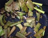 ブロッコリーの茎のごま油炒め❀作り方4写真