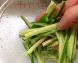 にんじんときゅうりの黒ごまマヨピリ辛和え作り方3写真