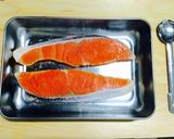 【 フライパンで鮭の塩焼き♪】作り方2写真