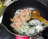ツナと水菜☆バター醤油スパゲッティ作り方2写真