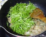 ツナと水菜☆バター醤油スパゲッティ作り方3写真