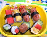 幼稚園のお弁当（お寿司）作り方4写真