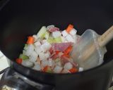 簡単あったかお野菜たっぷりスープ作り方3写真