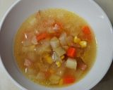 簡単あったかお野菜たっぷりスープ作り方7写真