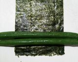 お弁当用☆のり巻きいんげんのカレー味作り方2写真