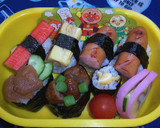 幼稚園のお弁当（お寿司）作り方5写真