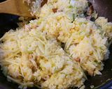 炒飯、タマゴからめて･･･。作り方5写真