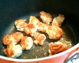 下ゆでなし!簡単こってり大根と鶏の親子煮作り方4写真