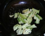 サバと青梗菜の粒マスタード炒め作り方3写真