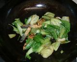 サバと青梗菜の粒マスタード炒め作り方4写真