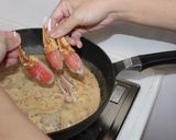 ズワイガニのトマトクリームスパゲッティ作り方6写真