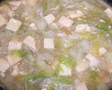 白菜と豆腐の卵白あん掛け作り方2写真