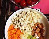 旨味たっぷり♡ミニトマトの炊き込みご飯作り方2写真