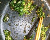 簡単にんじんの葉でトマトクリームパスタ♡作り方2写真