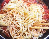 簡単にんじんの葉でトマトクリームパスタ♡作り方4写真