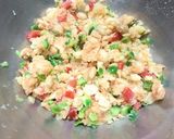ソース不用！大豆入り野菜たっぷりコロッケ作り方3写真
