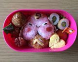 妖怪ウォッチ おならず者 キャラ弁 簡単作り方3写真