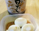 味が染みておいし～！白だしで味付けゆで卵作り方3写真
