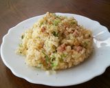 炒飯、タマゴからめて･･･。作り方6写真