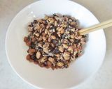 納豆とひじきの梅和え作り方3写真