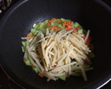 小松菜とタケノコのオイスター炒めご飯作り方2写真