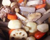 秋♡根菜と鶏肉とこんにゃくの煮物作り方8写真