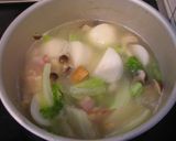 白菜とかぶのあったかミルクスープ作り方7写真