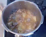 *わが家はつゆだく牛すじ大根*作り方4写真