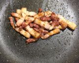 薩摩芋とベーコンのハニーラベンダー風味作り方1写真