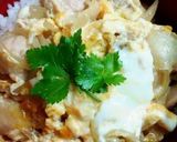 フライパンで4人分とろ～り簡単親子丼作り方4写真