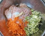 簡単子供が喜ぶ！花粉症にれんこんの肉挟み作り方4写真
