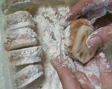簡単子供が喜ぶ！花粉症にれんこんの肉挟み作り方7写真