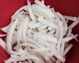 大根の皮で！エコな大根のきんぴら作り方1写真