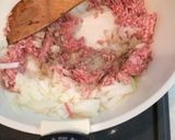 ★簡単★ひき肉レタス炒飯作り方3写真