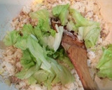 ★簡単★ひき肉レタス炒飯作り方5写真
