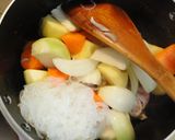 揚げ麩いり肉じゃが作り方4写真