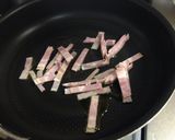 れんこんとベーコンの炒め物作り方2写真