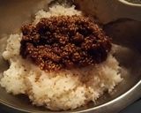 醤油漬けニンニクと鶏肉の混ぜご飯作り方5写真