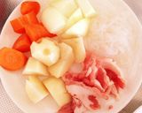 けみアミ美夕の肉じゃが具材で作るカレー作り方1写真