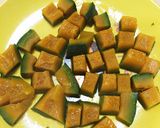 かぼちゃとさつまいものケーキ作り方1写真