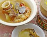 ヒーヒー辛くて温まるキムチ海鮮スープ作り方4写真