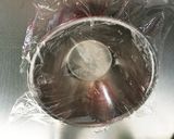 サッカーボールの誕生日ケーキ作り方3写真